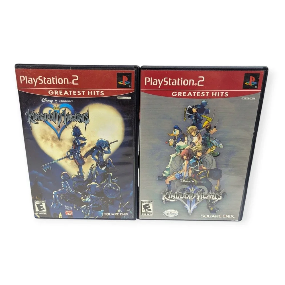 Kingdom Hearts 1 and 2 PS2 Greatest Hits Bundle Disney Square Enix